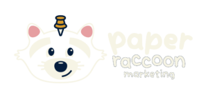 Paper Raccoon Marketing Logo